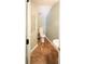 Powder room features a toilet, vanity and unique floors at 5740 Terremont Cir, Norcross, GA 30093
