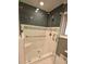 Modern shower with stylish tile and glass enclosure at 1075 Winding Branch Ln, Atlanta, GA 30338