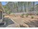 Fenced backyard with a patio, grass, and landscaping at 1312 Birch Ct, Lithonia, GA 30058