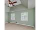 Main bedroom with neutral walls and carpet, with a trey ceiling at 195 Creekside Way, Mcdonough, GA 30252