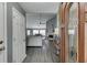 Inviting foyer opens to a living room with a fireplace and wood floors at 802 Towering Pine Trl, Lawrenceville, GA 30045