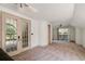 Large bedroom with french doors leading to a balcony overlooking the foyer at 1483 Jones Rd, Roswell, GA 30075