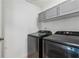 Modern laundry room featuring sleek washer and dryer at 1145 Verandah Se Ln, Atlanta, GA 30316