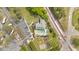 Aerial shot featuring a backyard with a refreshing pool, complemented by green spaces, a parking area, and sports facilities at 24 Allatoona Landing Rd #29, Cartersville, GA 30121