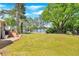 Spacious, well-manicured backyard with beautiful landscaping and lake access at 24 Allatoona Landing Rd #29, Cartersville, GA 30121
