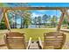 Scenic view of the lake from the backyard swing at 24 Allatoona Landing Rd #29, Cartersville, GA 30121