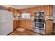 Efficient kitchen with stainless steel appliances, ample cabinet space, and granite countertops at 24 Allatoona Landing Rd #29, Cartersville, GA 30121