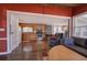 Inviting living space featuring hardwood floors and an open layout with kitchen and living room areas at 24 Allatoona Landing Rd #29, Cartersville, GA 30121