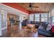 Open-concept living space blending kitchen and living areas with hardwood floors and plenty of natural light at 24 Allatoona Landing Rd #29, Cartersville, GA 30121