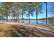 Scenic waterfront view with a dock, surrounded by lush trees and clear blue waters, offering a serene escape at 24 Allatoona Landing Rd #29, Cartersville, GA 30121