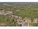 Bird's eye view showcasing homes surrounded by trees and manicured lawns at 4950 Luke Dr, Cumming, GA 30040