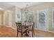Cozy breakfast nook area with a round table and natural light offers a comfortable space for morning meals at 4950 Luke Dr, Cumming, GA 30040