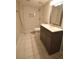 Bathroom features white subway tile shower, neutral tile floors, and a large vanity at 37 Le Parc Fontaine, Lithonia, GA 30038
