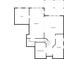 Basement floor plan showcasing space for storage, exercise, and a patio at 1930 Collins Hill Rd, Lawrenceville, GA 30043