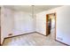 Dining room showcasing neutral walls, wooden trim, and a classic chandelier at 380 Hidden Valley Sw Dr, Conyers, GA 30094