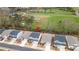 An aerial view showcases the neighborhood's layout and proximity to surrounding landscapes at 708 Chipping Sparrow St, Canton, GA 30115