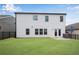 A spacious backyard with a lush green lawn, perfect for outdoor activities and relaxation at 708 Chipping Sparrow St, Canton, GA 30115