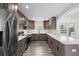 Modern kitchen boasting sleek countertops, stainless steel appliances, and stylish gray cabinetry at 1752 Atherton Dr, Decatur, GA 30035