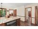View of eat-in kitchen with granite countertops and stainless steel appliances at 2731 Old Coach Rd, Duluth, GA 30096