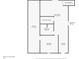 Second floor floorplan with dimensions at 998 Sisley Trl, White, GA 30184