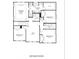 Floor plan showing the layout of the second floor of the house at 1151 Wisteria Sw Dr, Mableton, GA 30126