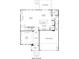 Floor plan showing the layout of the first floor of the house at 1151 Wisteria Sw Dr, Mableton, GA 30126