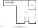 A floor plan of the basement area, highlighting the dimensions and layout at 2417 Tree Arbor Way, Marietta, GA 30064