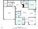 Detailed floor plan showcasing the layout of the home, including the kitchen, bedrooms, and garage at 2417 Tree Arbor Way, Marietta, GA 30064