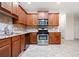 Kitchen featuring granite countertops and stainless steel appliances at 2417 Tree Arbor Way, Marietta, GA 30064