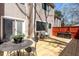 Wooden backyard deck with an outdoor seating area and privacy fence at 58 Basswood Cir # 29, Atlanta, GA 30328