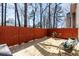 Well maintained deck with a privacy fence and outdoor seating area at 58 Basswood Cir # 29, Atlanta, GA 30328