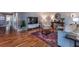 Bright living area with hardwood floors, comfortable seating, and large television at 58 Basswood Cir # 29, Atlanta, GA 30328