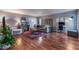 Spacious living room with hardwood floors, comfortable seating, and bright, neutral walls at 58 Basswood Cir # 29, Atlanta, GA 30328
