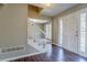 Inviting home entryway showcasing hardwood floors, white trim staircase, and a bright, welcoming atmosphere at 2072 Arbor Forest Sw Dr, Marietta, GA 30064