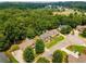 Stunning aerial view of a neighborhood with lush greenery and well-maintained homes at 4020 Inman Park Lane, Buford, GA 30519