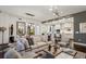 Bright and airy living room featuring a modern open floor plan and stylish contemporary decor at 2520 Peachtree Rd # 602, Atlanta, GA 30305