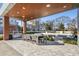 Outdoor kitchen and lounge area, perfect for relaxation and outdoor gatherings at 2520 Peachtree Rd # 602, Atlanta, GA 30305