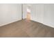 Bedroom featuring neutral carpet and closet; door leads to the rest of the house at 3083 Milledge Gate Se Ct, Marietta, GA 30067
