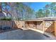 Backyard featuring brick pavers at 748 Garden View Dr, Stone Mountain, GA 30083