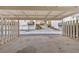 View of covered parking spot with view of courtyard at 219 Holcomb Ferry Rd, Roswell, GA 30076