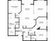 Floor plan with dimensions at 1955 Nocturne Dr # 3301, Alpharetta, GA 30009