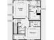 Upstairs floorplan shows primary suite/bath, bedroom 2/bath, and laundry for an efficient layout in a smart design at 237 Lytham Se Dr, Mableton, GA 30126