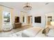 A bright bedroom with stylish decor featuring natural light and hardwood flooring at 5245 Kenbrook Way, Sandy Springs, GA 30327
