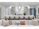 Kitchen with white marble countertops and bar stool seating, open to the Gathering room at 5245 Kenbrook Way, Sandy Springs, GA 30327