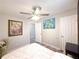 Well-lit bedroom featuring wood-look flooring and neutral paint at 2985 Catalina Dr, Decatur, GA 30032