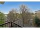 Balcony with view of the neighborhood and parking garage at 5300 Peachtree Rd. # 3107, Chamblee, GA 30341