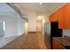 Modern kitchen boasts stainless steel appliances and granite countertops, open concept at 5300 Peachtree Rd. # 3107, Chamblee, GA 30341