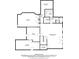 Floorplan of basement level including rec room, sauna, wine cellar, and storage at 540 Saint James Pl, Marietta, GA 30064