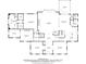 Floorplan showing main level layout with primary bedroom, kitchen, living room and Gathering room at 540 Saint James Pl, Marietta, GA 30064
