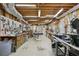 Functional basement workshop with extensive storage and organization at 1270 Smokehouse Trl, Cumming, GA 30041